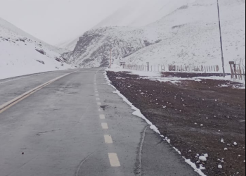 Todo nevado: la tremenda postal que dejó el amanecer en Malargüe