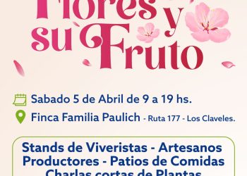 Invitan a participar el sábado de la Fiesta de las Flores y su Fruto