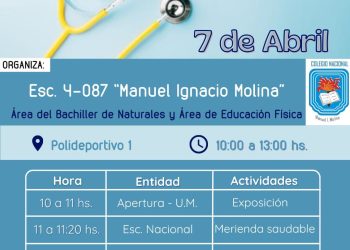 El Colegio Manuel Ignacio Molina celebró el Día Mundial de la Salud con múltiples actividades al aire libre