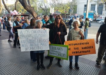 Los jubilados vuelven a marchar este miércoles por las calles de San Rafael