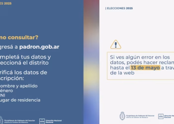 Elecciones 2025: cómo ingresar al padrón provisorio para chequear si hay fallas en los datos