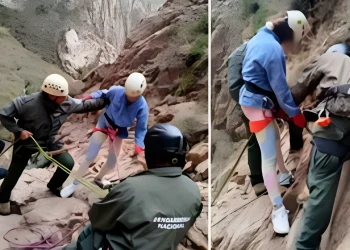 Una madre y su hija debieron ser rescatadas por Gendarmería de una montaña en Tunuyán
