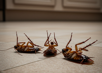Por qué encontramos cucarachas muertas con las patas para arriba