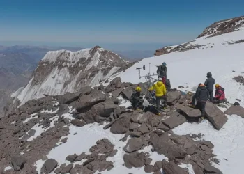 Récords extremos en el Aconcagua: frío y viento histórico en la cima de América