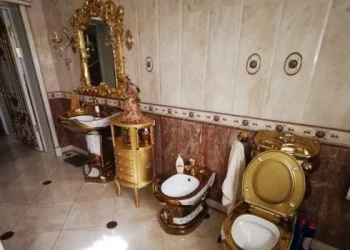 Condenan a 20 años de cárcel a exjefe de la policía rusa que tenía un inodoro de oro