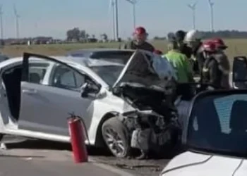 Tres muertos por un choque frontal de autos en la ruta nacional 3