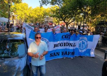 La Regional San Rafael de la CGT repudió el decreto de Milei que quiere limitar el derecho a huelga