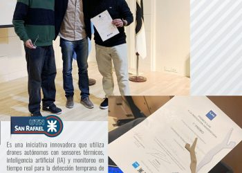 Alumnos de la UTN San Rafael ganaron el primer puesto en el Premio ILAN con «drones para prevenir incendios»