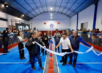 Omar Félix inauguró la nueva cancha de bochas de Real del Padre y volvió a destacar el trabajo junto a las entidades