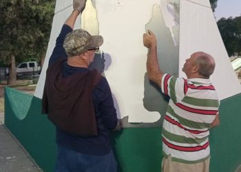 Avanzan los trabajos en el Monumento a los Veteranos y Caídos en la Guerra de Malvinas