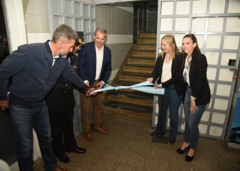Ulpiano Suarez participó de la inauguración del Centro de Monitoreo Conjunto de Seguridad en General Alvear