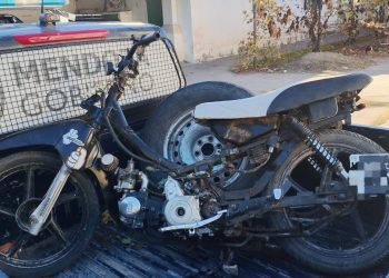 Villa Atuel: detienen a un motociclista que iba sin casco ni documentación