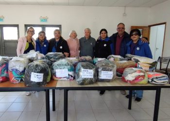 Los Vecinos Solidarios del barrio Unimev comenzaron con la entrega de donaciones a entidades sanrafaelinas