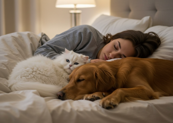 Dormir con un perro o con un gato: que recomiendan los veterinarios y cuáles son los consejos más importantes