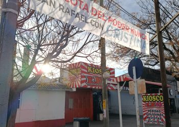 En San Rafael y Alvear también aparecieron carteles “bancando” a Cristina Kirchner