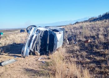 Tupungato: se quedó dormido al volante y volcó en plena Ruta 40