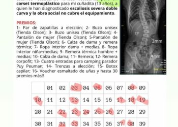 Una joven necesitaba un corsé especial por su columna y la ayuda solidaria lo hizo posible