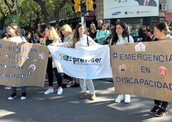 Nueva jornada de lucha por la emergencia en discapacidad: convocatoria en San Rafael y en todo el país