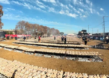 Argentinos asaron más de 8.600 kilos de pollo y sorprendieron al mundo