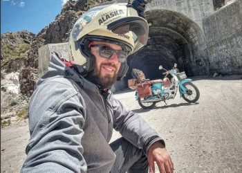 Luego de 5 años Pablito Viajero llegó a Alaska y recordó su paso por San Rafael