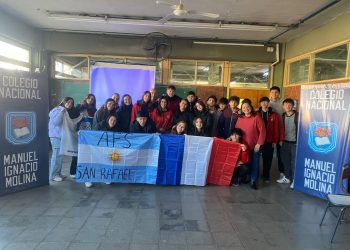 Emotiva despedida a Mathilde, estudiante francesa de intercambio que dejó huella en San Rafael