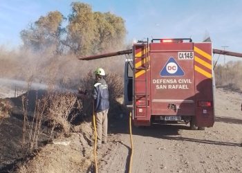Jornada crítica por incendios forestales en San Rafael: 11 intervenciones en un solo día