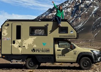 Dan la vuelta al mundo en Motorhome y antes de partir a África y Europa, pasaron por San Rafael
