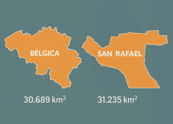 Reto Viral: Bélgica es el país más parecido a San Rafael en extensión territorial