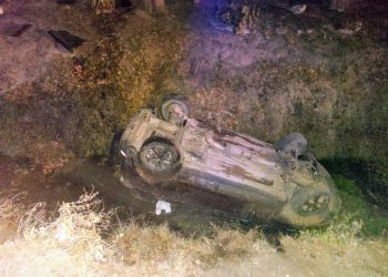 Vuelta de Mañas: dos lesionados en un vuelco