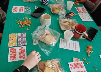 El CEBJA profesora María Elena Izuel invita a participar de un té-lotería