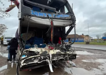 Chocó otro micro de larga distancia contra un camión: Tres muertos en la provincia de Santa Fe