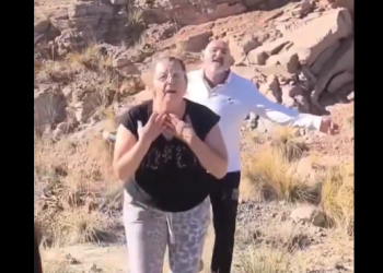 Las sanciones que enfrentan los turistas que grafitaron piedras en Potrerillos