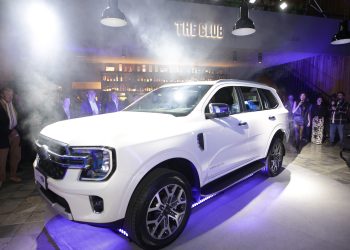JC Lorenzo presentó la flamante y potente Ford Everest en un evento con todo el glamour