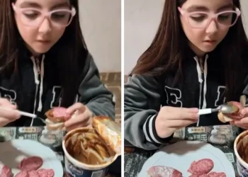 Una nena se volvió viral TikTok por comer salame con dulce de leche: «Es riquísimo»