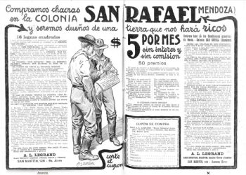 “La California Argentina”: San Rafael y la tierra prometida a cinco pesos por mes en la alborada del siglo XX