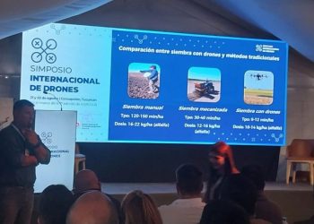 Simposio Internacional de Drones: San Rafael y un proyecto de siembra de forrajes