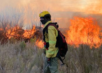 Bomberos Voluntarios de Real del Padre combatieron múltiples incendios en medio de condiciones extremas