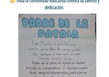 Un concurso de poesía escolar rindió homenajea la figura de San Martín