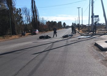 Dos motociclistas lesionadas en siniestro vial