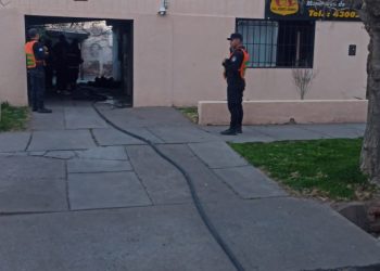 Incendio en una empresa de seguridad privada: solo daños materiales