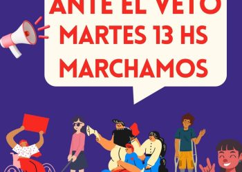 San Rafael presente: prestadores de discapacidad se movilizan hoy en todo el país contra el veto a la ley de emergencia
