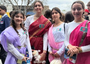 Comenzó la edición 25 del programa Uniendo Metas en San Rafael con gran cantidad de chicos y atuendos típicos de cada país