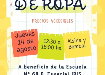 La escuela IRIS realiza hoy una nueva feria de ropa a “precios accesibles”