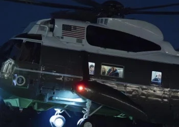 El helicóptero en que viajaban Donald y Melania Trump tuvo un “problema hidráulico”