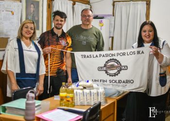 El Club IKA llevó su cruzada solidaria al CEBJA de Salto de las Rosas