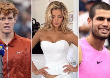 La historia del supuesto triángulo amoroso entre Jannik Sinner, Carlos Alcaraz y una famosa modelo que sorprendió al mundo del tenis