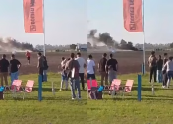 Murieron todos: hacían acrobacias con un avión, se estrellaron en pleno festival en Córdoba y no pudieron salvarlos
