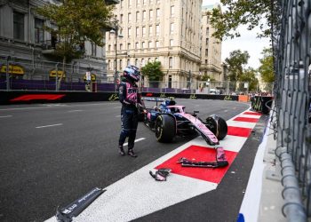 F1: En una accidentada clasificación, Colapinto quedó 16° en el Gran Premio de Azerbaiyán