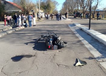 Hace instantes: falleció un motociclista en Cuadro Nacional