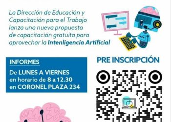 La Municipalidad dictará cursos sobre Inteligencia Artificial básico y otro avanzado